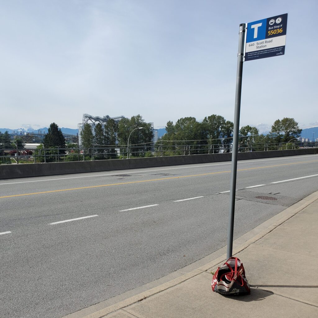 Waiting at Bus Stop, Vancouver